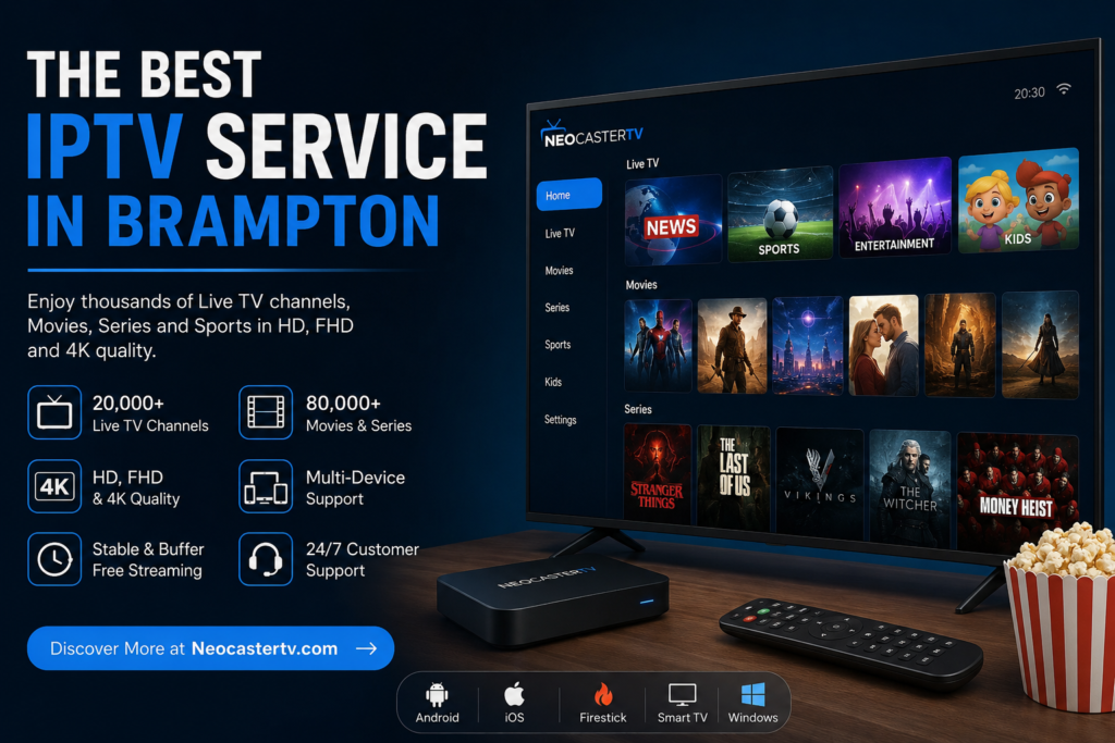 Best IPTV Service in Brampton